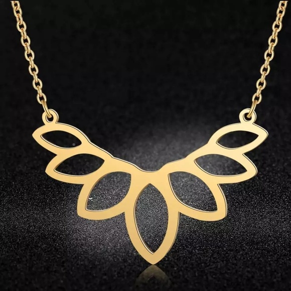 Lotus Necklace - Picture 3 of 6